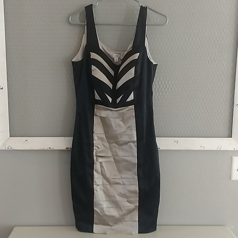 Black & Gold Mini Dress